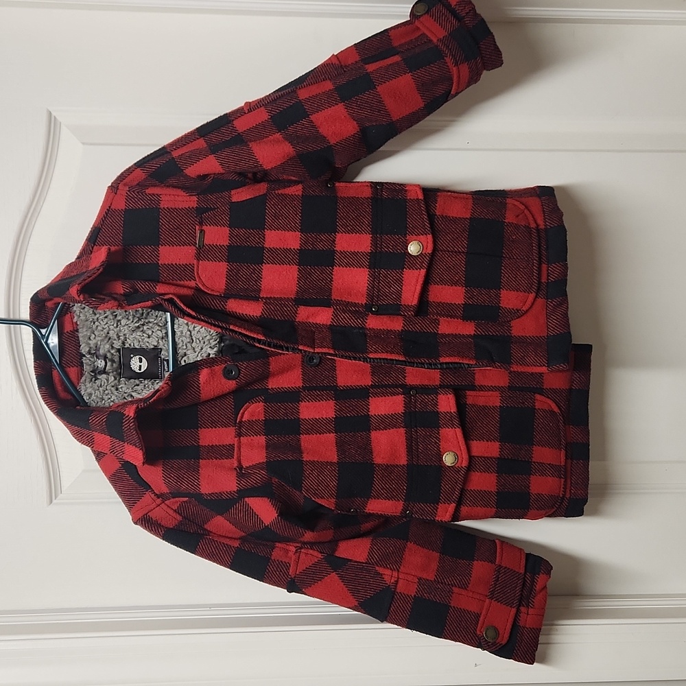 Timberland  Women's S/P Button Up Flannel Style Jacket